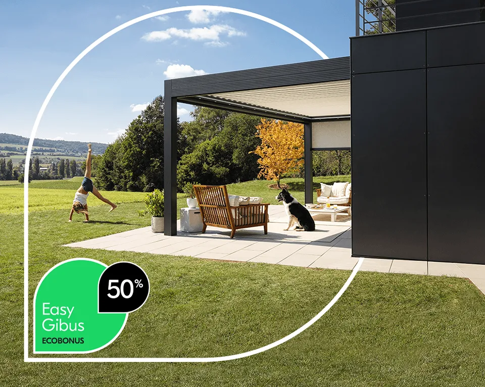 Ecobonus pergole 50% e risparmio energetico