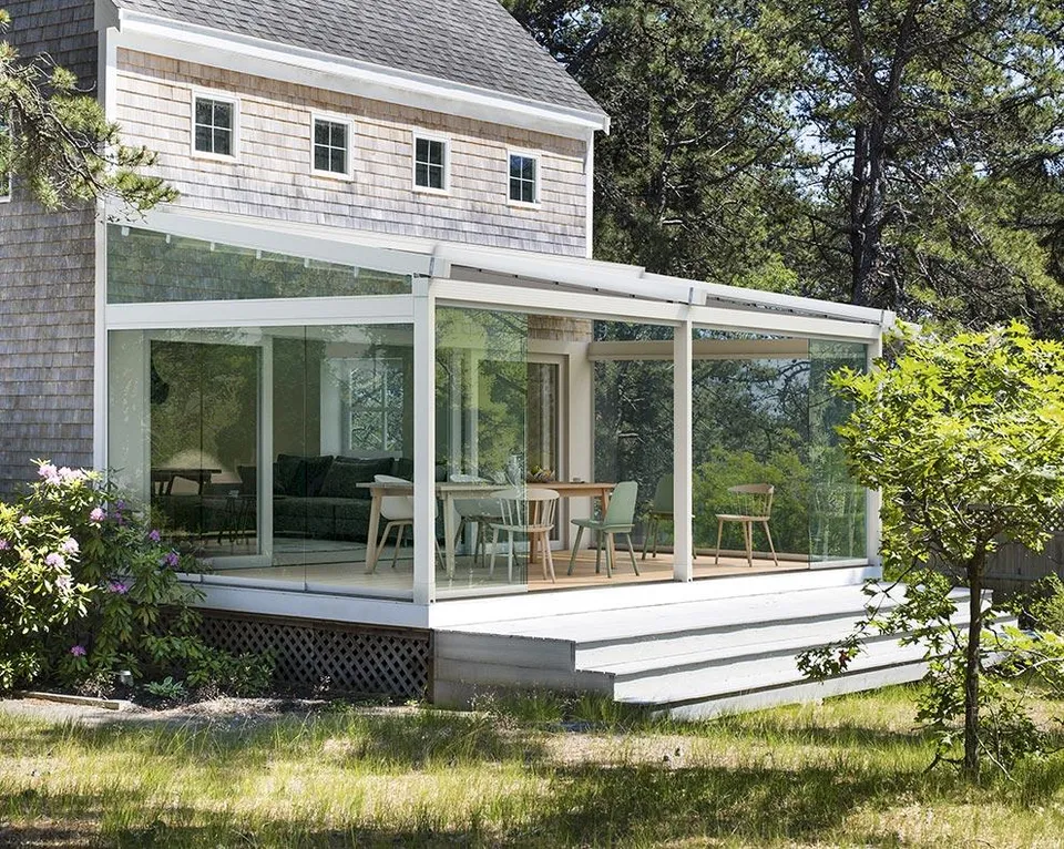 Gibus Pergole inclinate e vetrate panoramiche