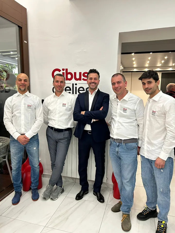 Il gruppo operativo di Gibus Atelier Torino e Fabrizio Figliolia